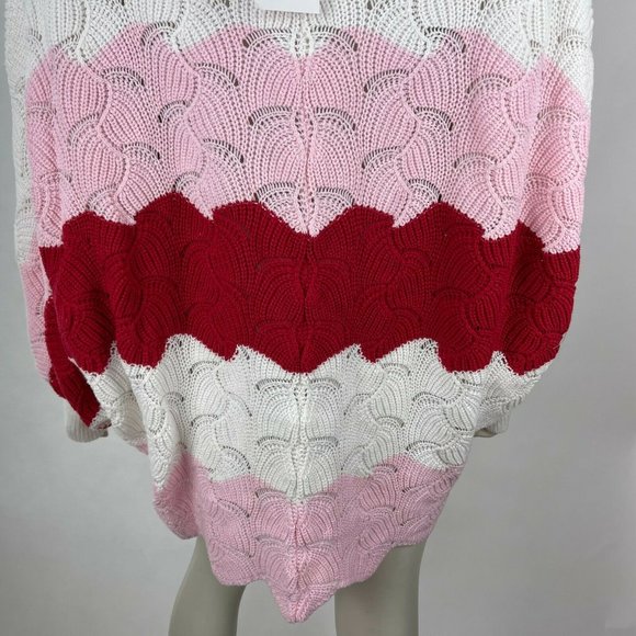 Andrée by Unit Color‎ Block Cozy Sweater Dolman Sleeve Pullover Women 2X 3X NWT - Picture 8 of 11